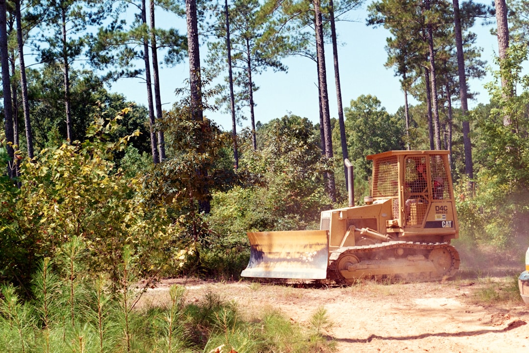 Cleared and graded land in Hardin County, Tennessee